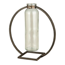 Circular Metal Vase