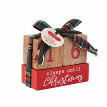 Sleeps Until Christmas Block Set