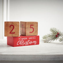 Sleeps Until Christmas Block Set