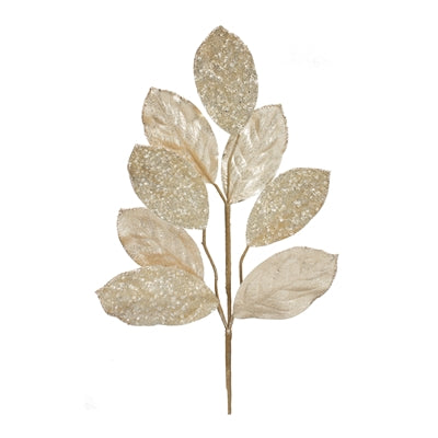 Gold Magnolia Leaf Spray