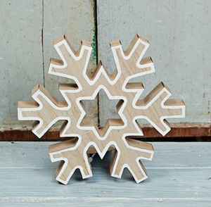 Wooden Snowflake