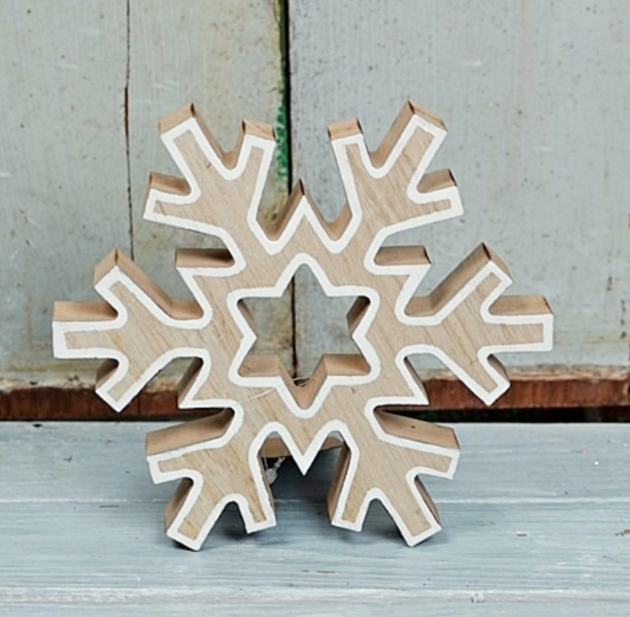 Wooden Snowflake