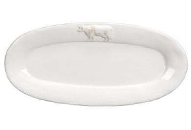 Farm plate with cow