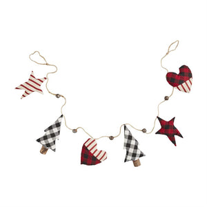 HEART & TREE CHECK GARLANDS