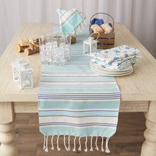 Blue Stripe Table Runner