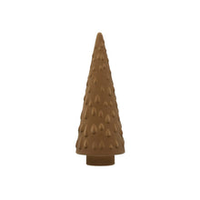 Caramel moss flocked tree
