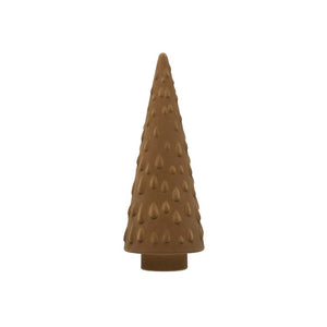 Caramel moss flocked tree