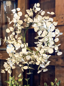 White eucalyptus wreath