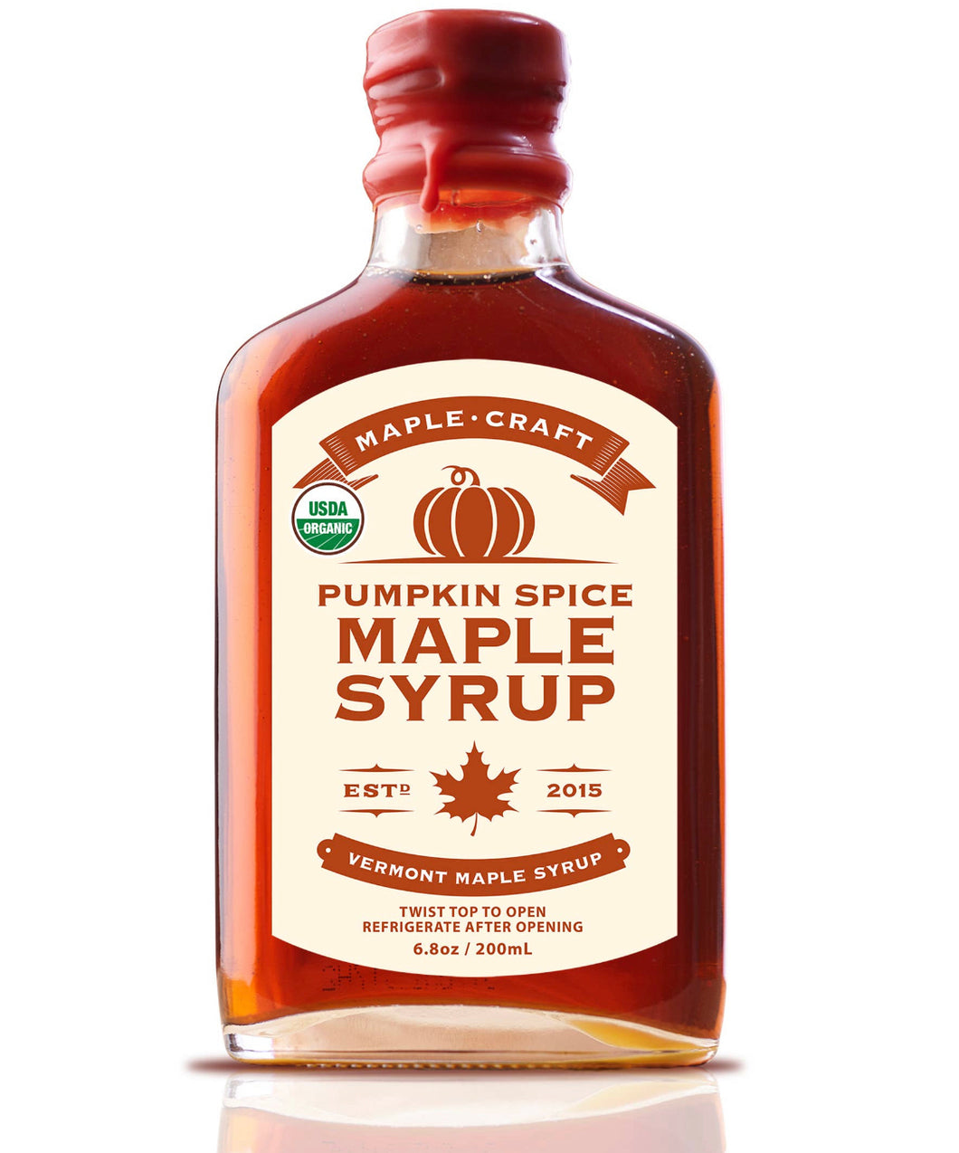 Pumpkin spice maple syrup