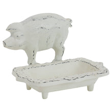 Pig soap dish
