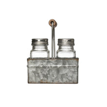 Salt & Pepper with Metal Holder